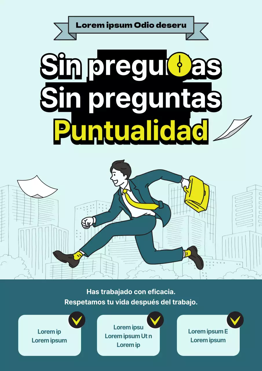 Cartel web para promocionar la campaña interna Greentone