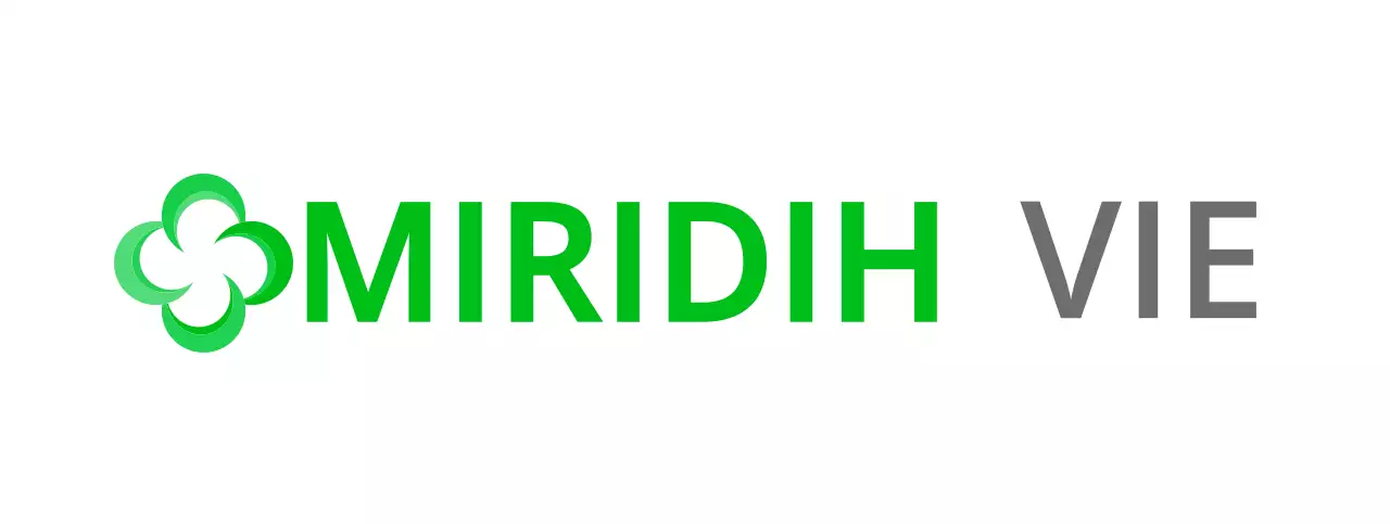 Logo d'une compagnie d'assurance avec un symbole simple vert