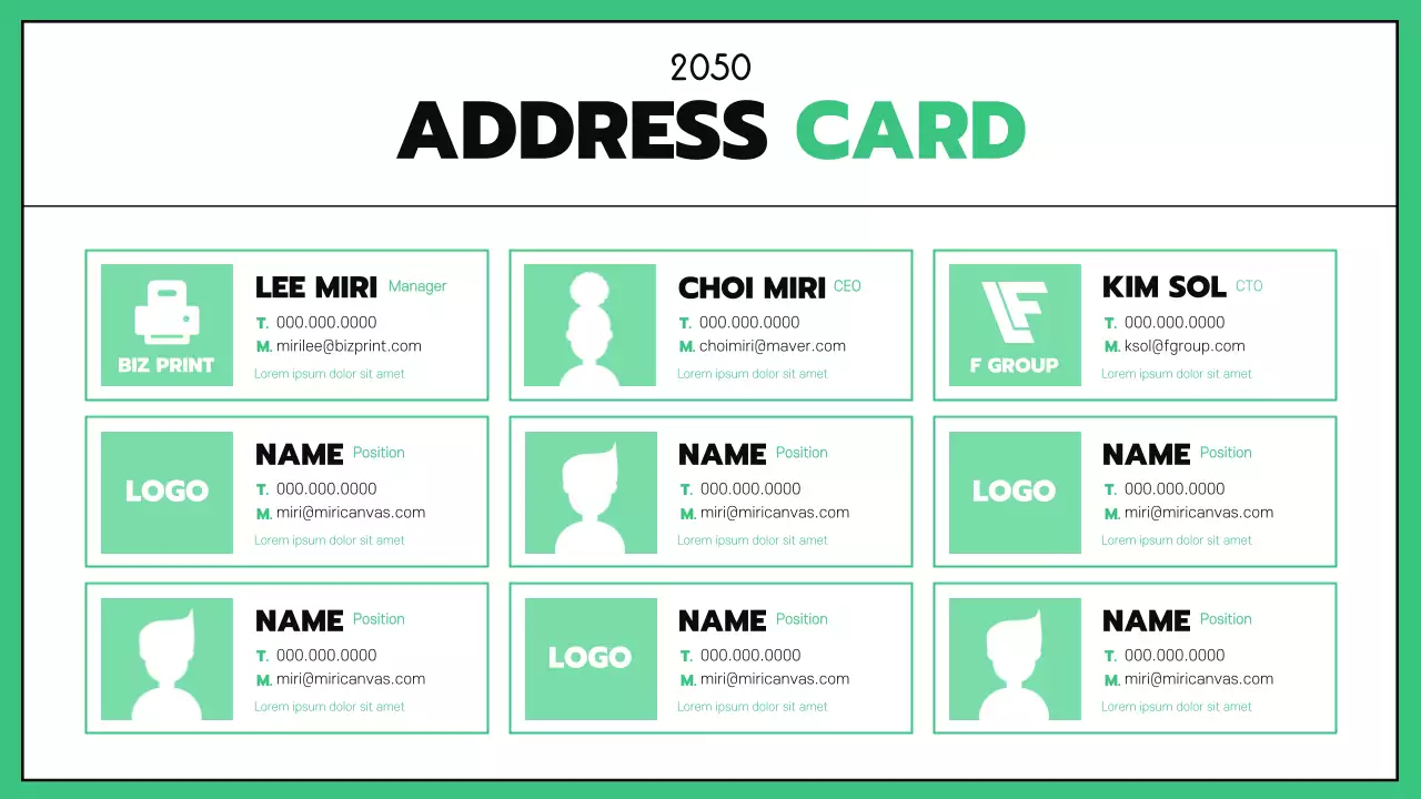 Business GoodNotes with mint-colored black lines