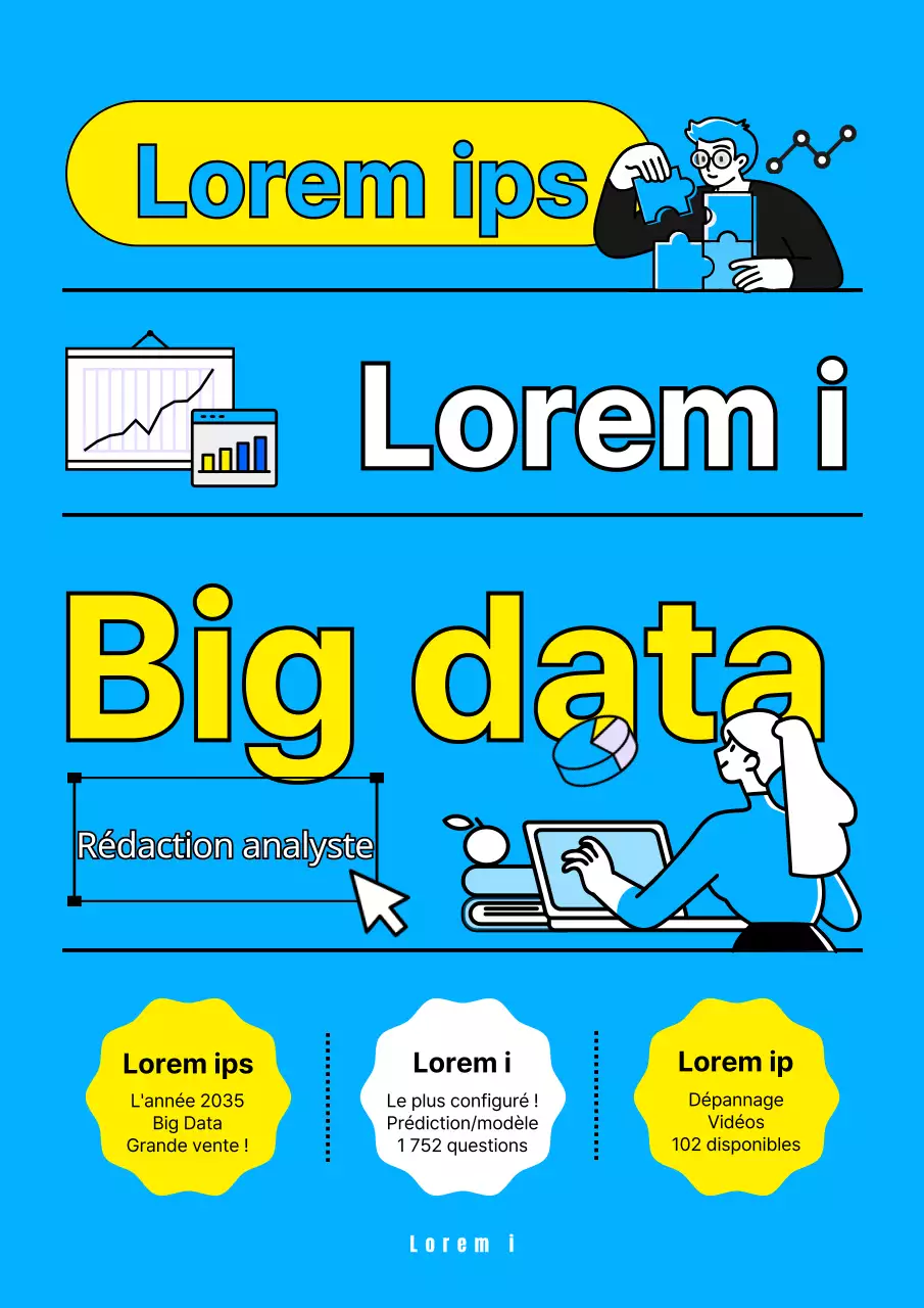 Intelligence artificielle Cloud Big Data Analyse statistique Analyste Livre de questions manuscrites