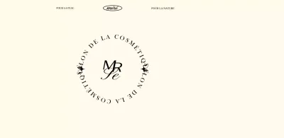 Un luxueux salon de la cosmétique en beige et noir