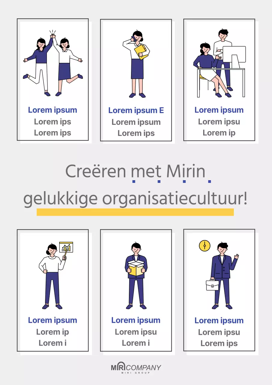 Illustratie van de organisatiecultuur van de marine en de marine