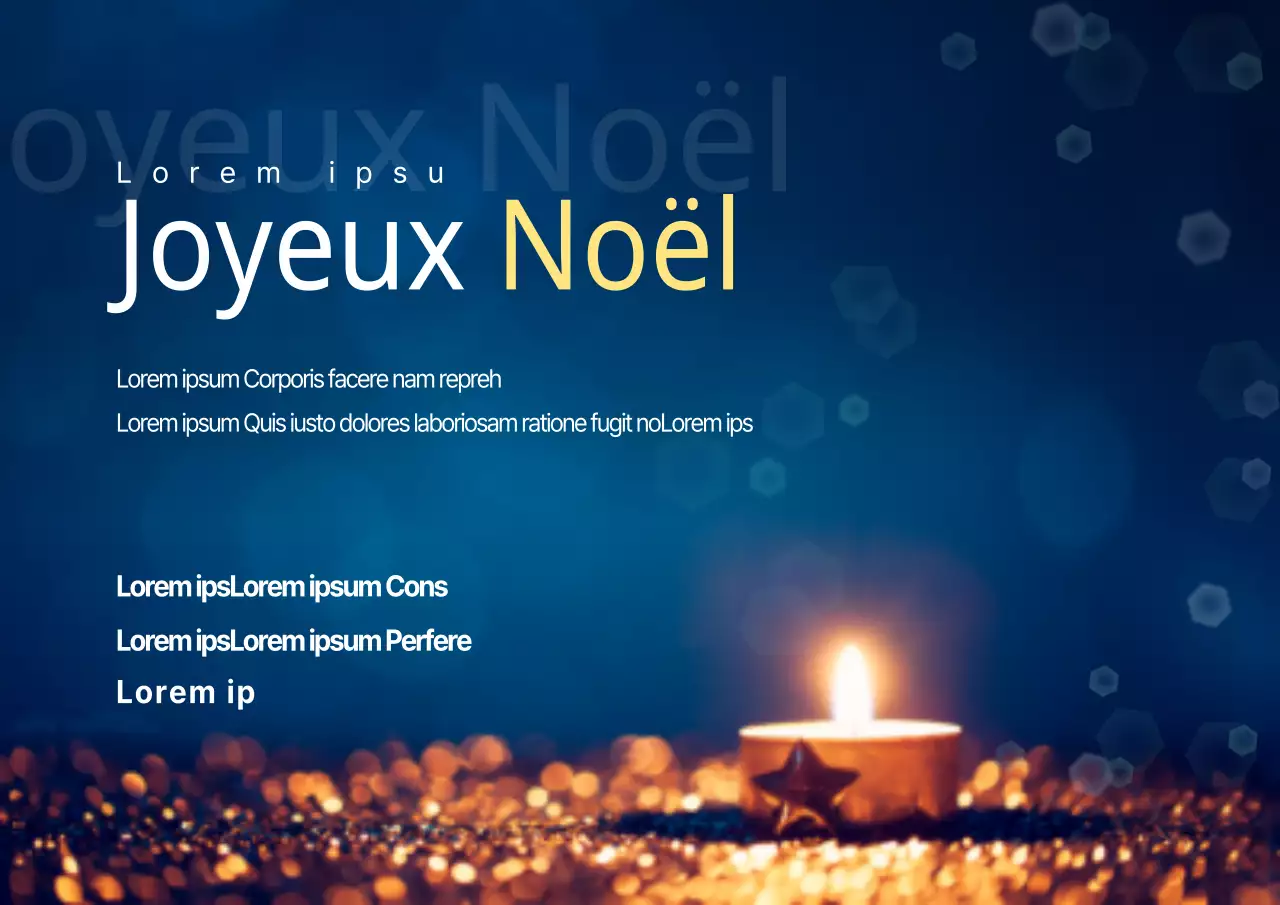Un service de Noël béni