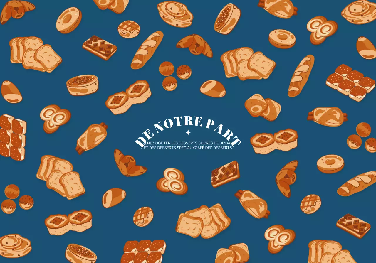 Illustrations de desserts ronds et mignons en différentes couleurs Style de combinaison de motifs pour des articles personnalisés