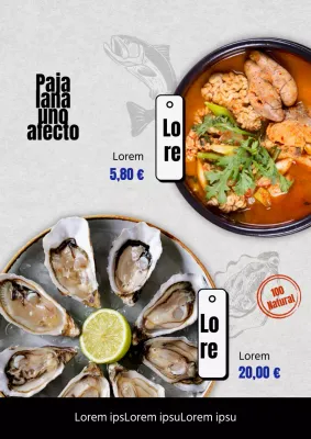 Cartel del menú limitado de invierno de concepto tradicional