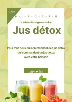 Jus de fruits détox