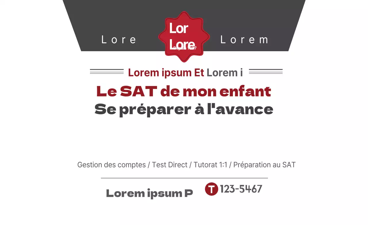 Le SAT de mon enfant