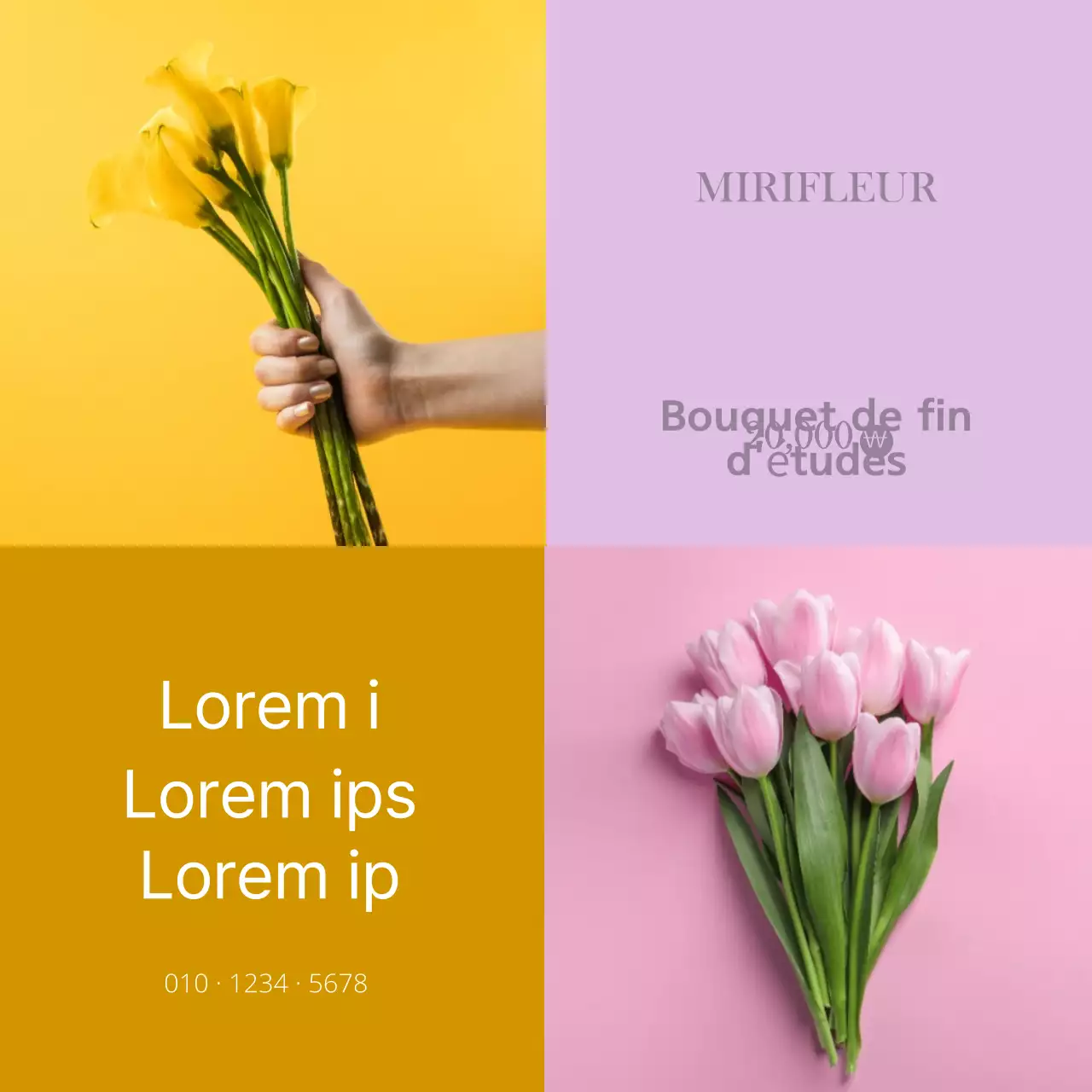 Une livraison de fleurs impressionnante