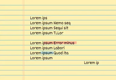 Yellow Note Simple Restaurant Review Event