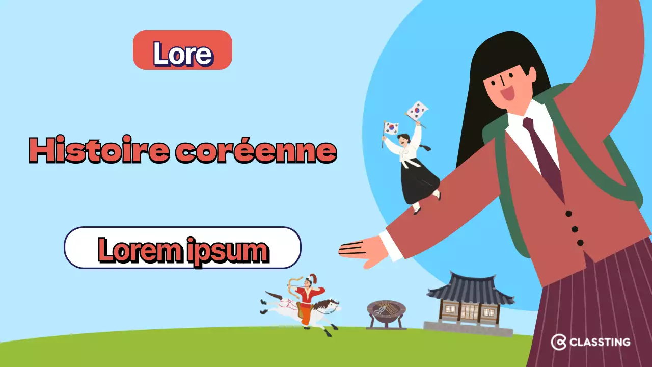 Histoire de la Corée Études sociales Vignette