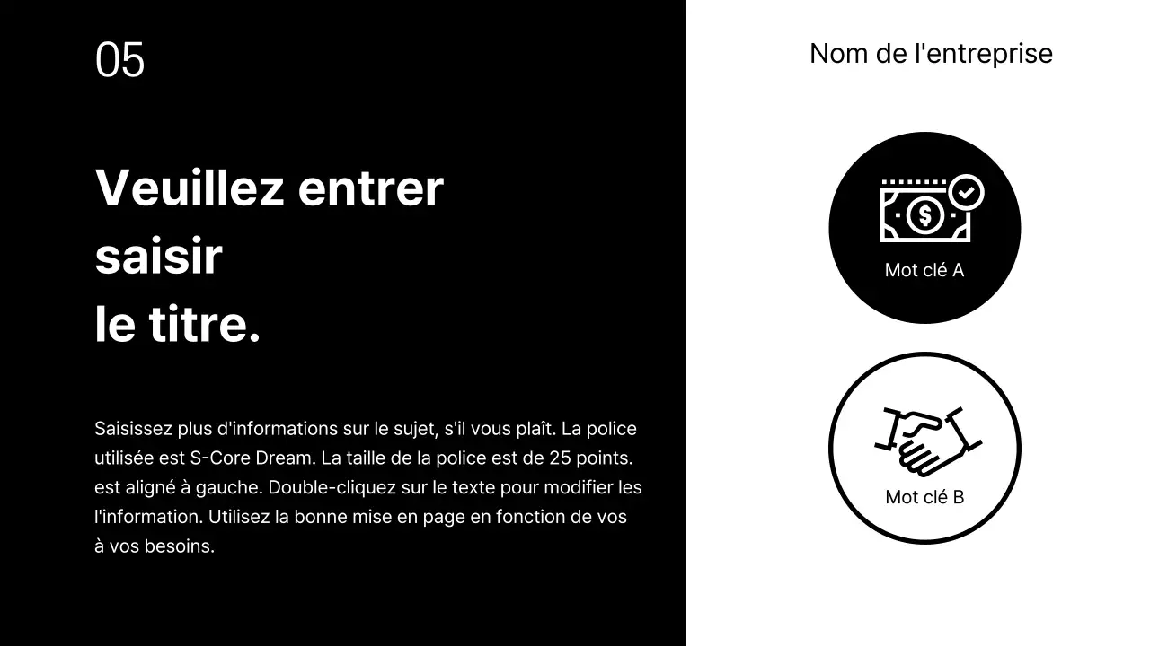 Présentations commerciales