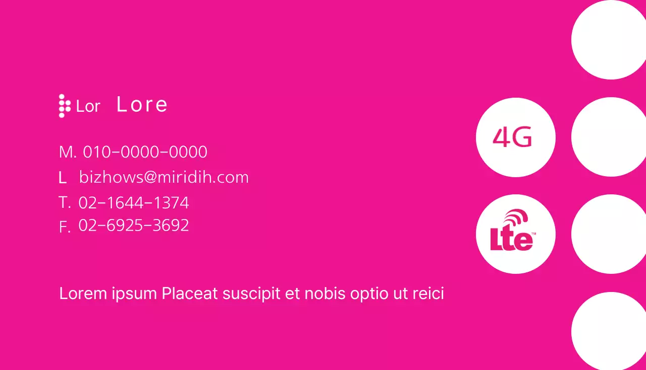 Carte de visite de BizHouse