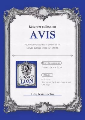 Guide de la collection de romans en ligne illustrés de Blue