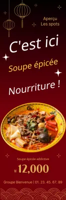 Promotion du restaurant traditionnel rouge Igga Maratang