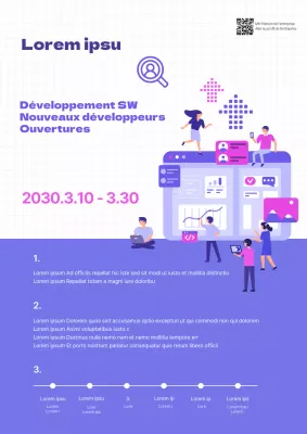 Thème violet pour les offres d'emploi