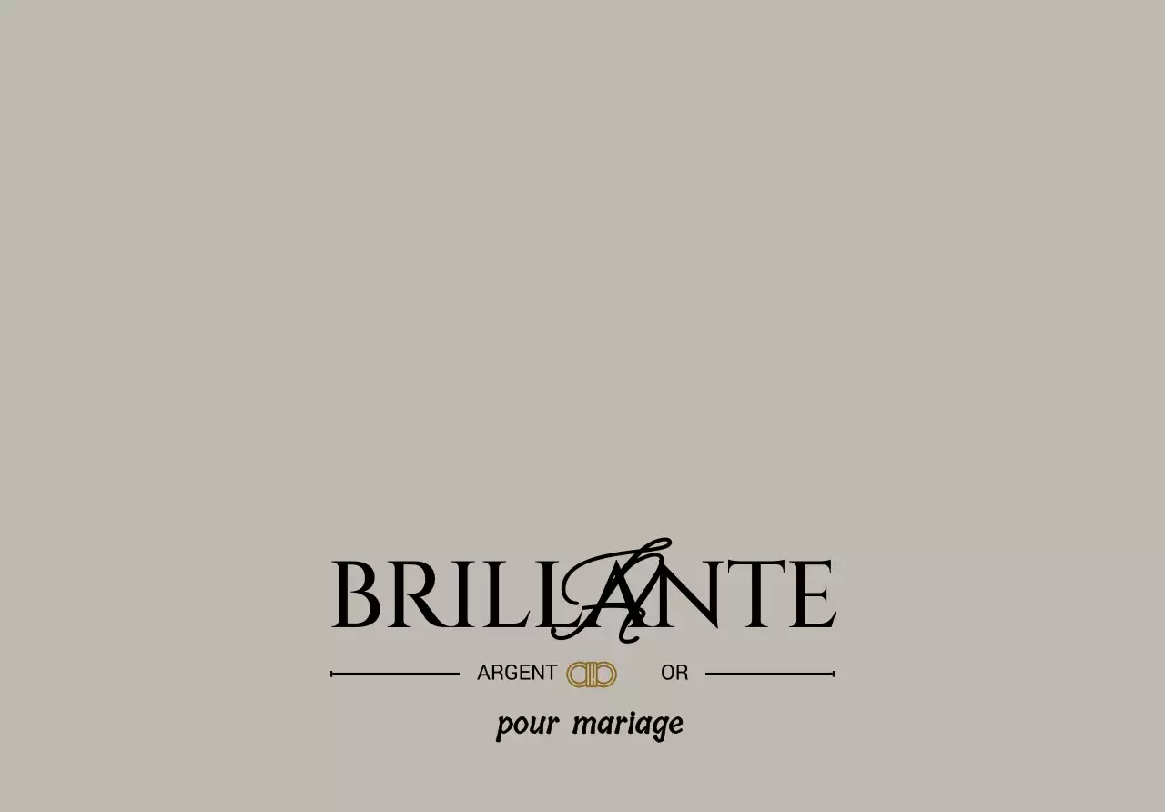 Conception d'un logo de bijouterie noir, de classe, réservé aux mariages.