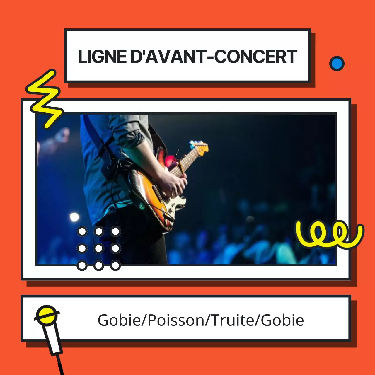 Illustration colorée de style pop art pour promouvoir un festival universitaire