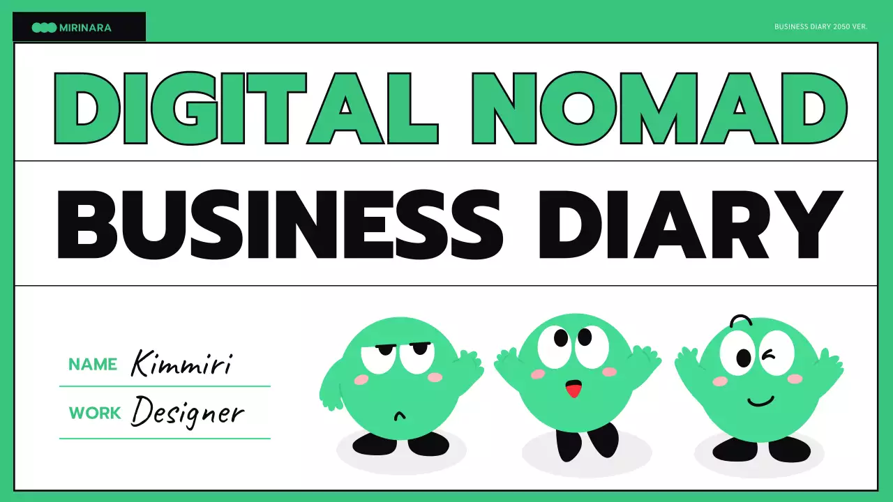 Business GoodNotes with mint-colored black lines