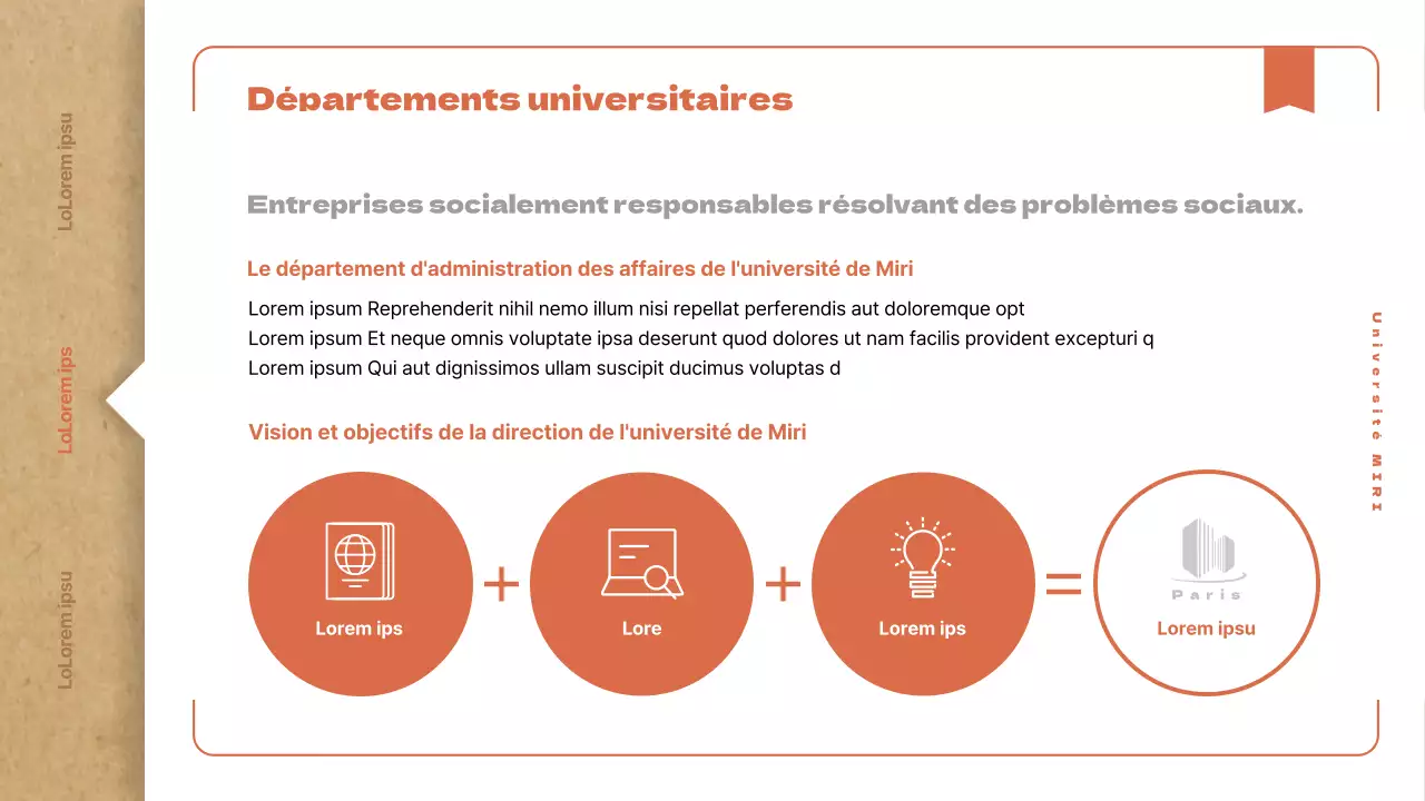 Un guide simple pour les nouveaux arrivants à l'université avec un concept de livre beige vintage