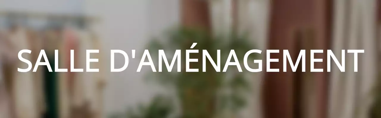 Texte d'orientation sur les cabines d'essayage de style simple