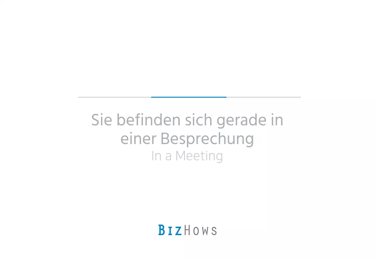 Blau Weiß Einfach Business