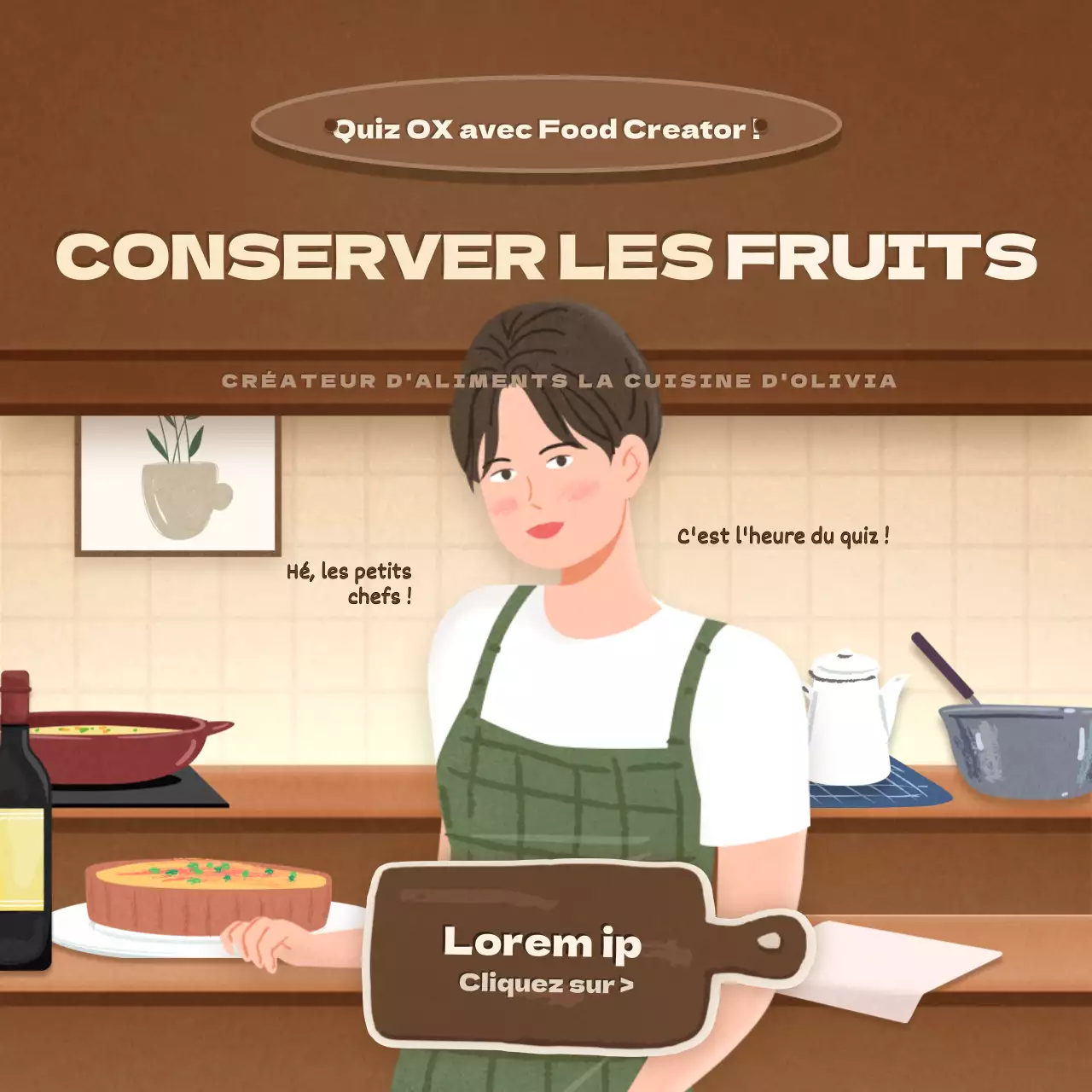 Quiz sur le concept d'illustration brune et émotionnelle de l'overkill