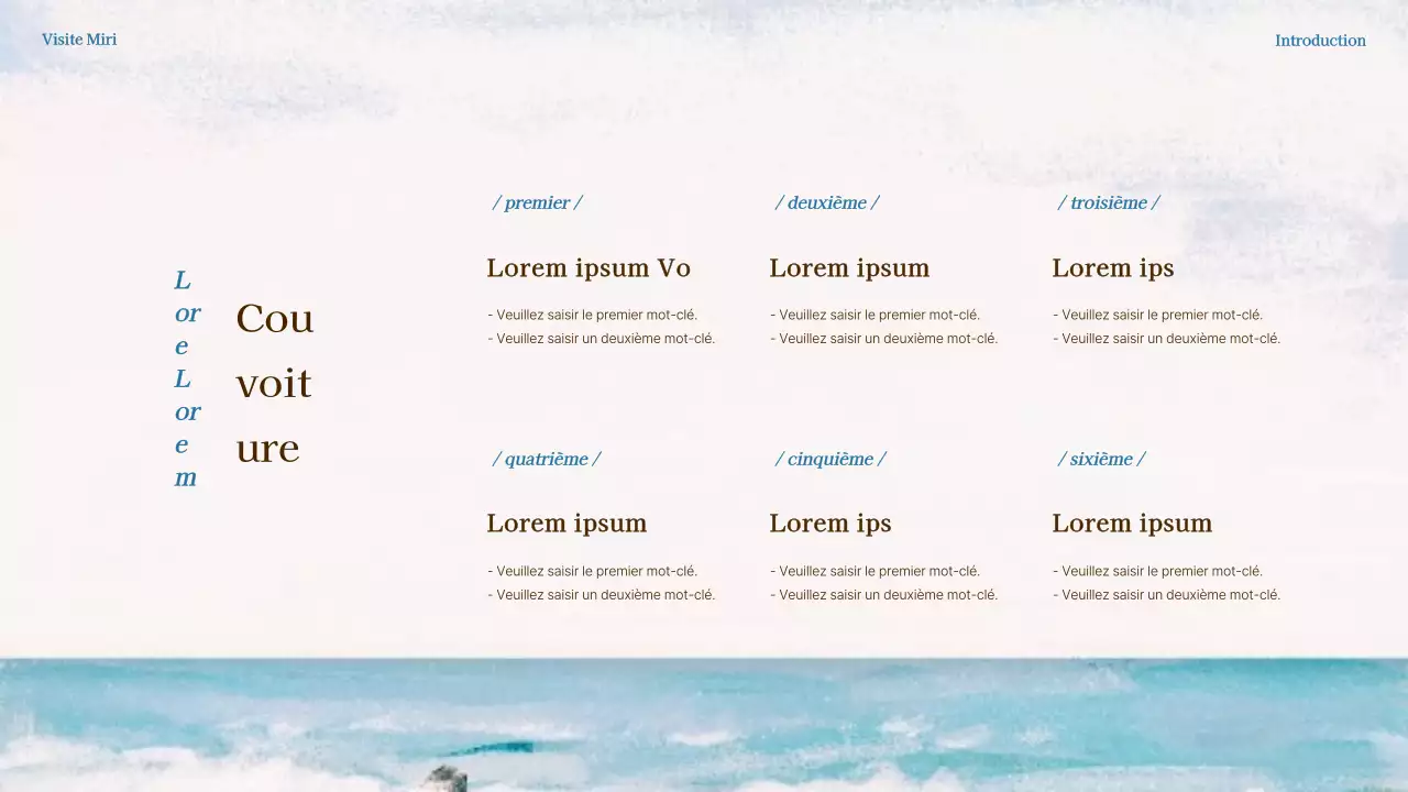 Promouvoir les attractions touristiques naturelles bleues et blanches en tant que guides touristiques