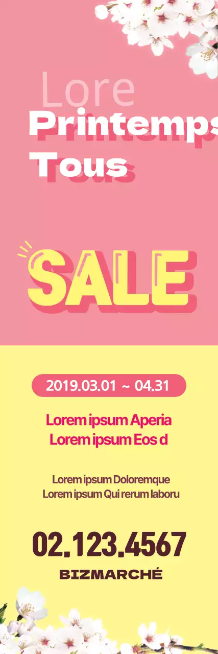 Fête des fleurs du printemps_Bannière