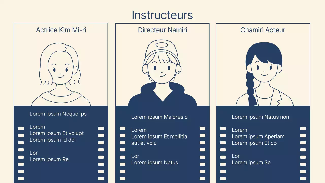 Atelier Cinemaconcept dans les tons marine et rose