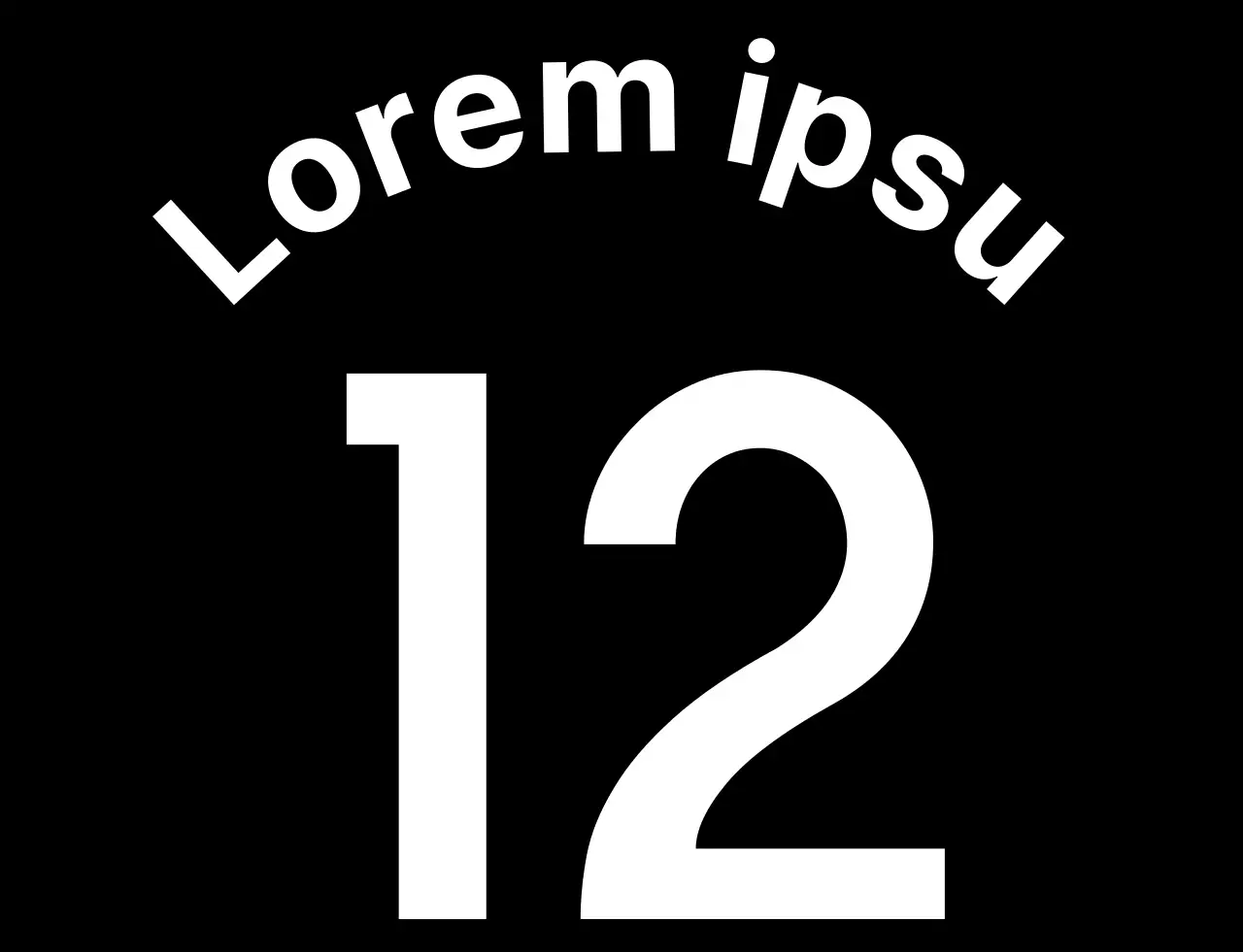 Gilet d'identification d'une équipe sportive de lycée, simple et propre, en noir et blanc