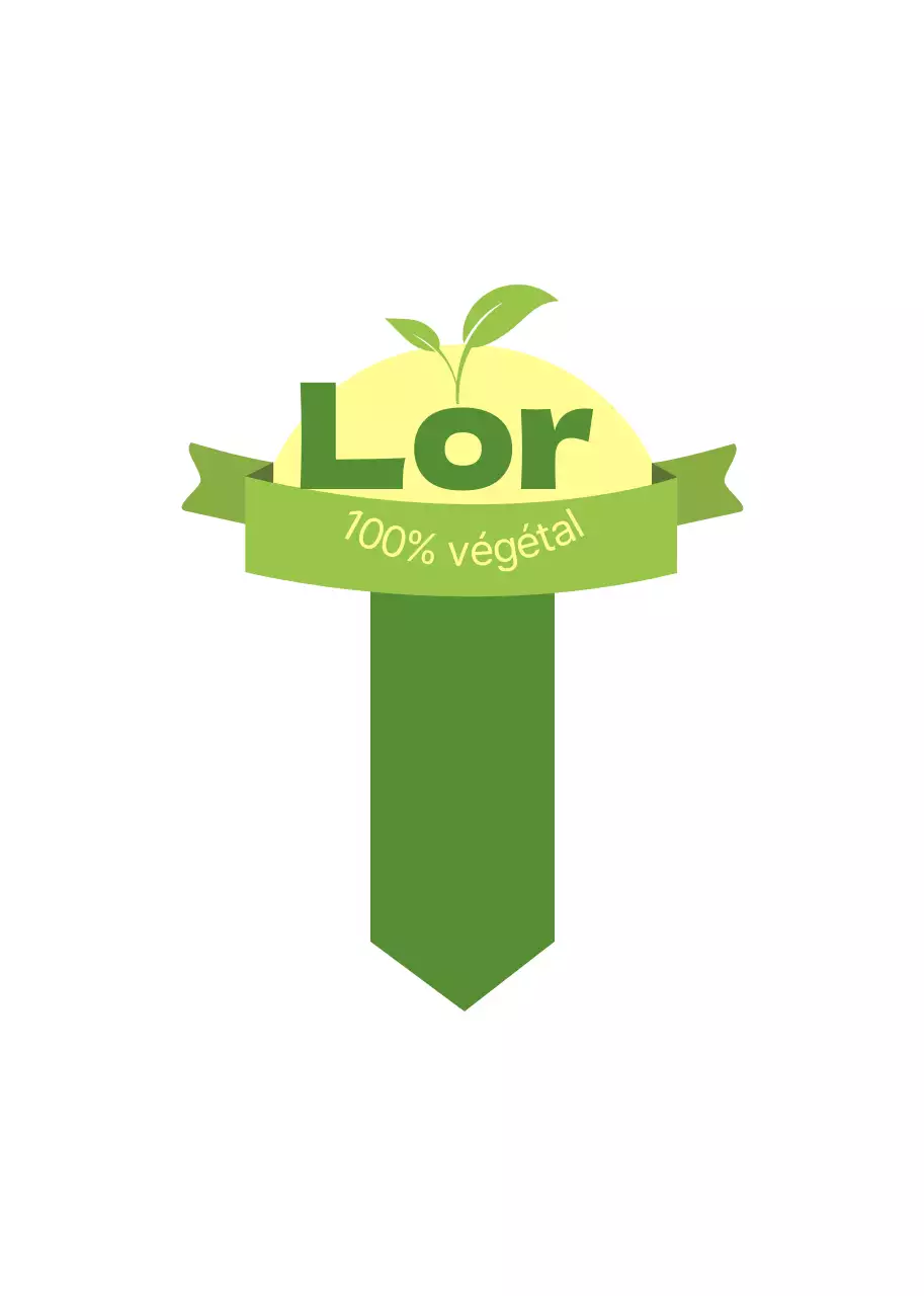 Un guide des ingrédients végétaliens avec un joli concept vert et chartreuse