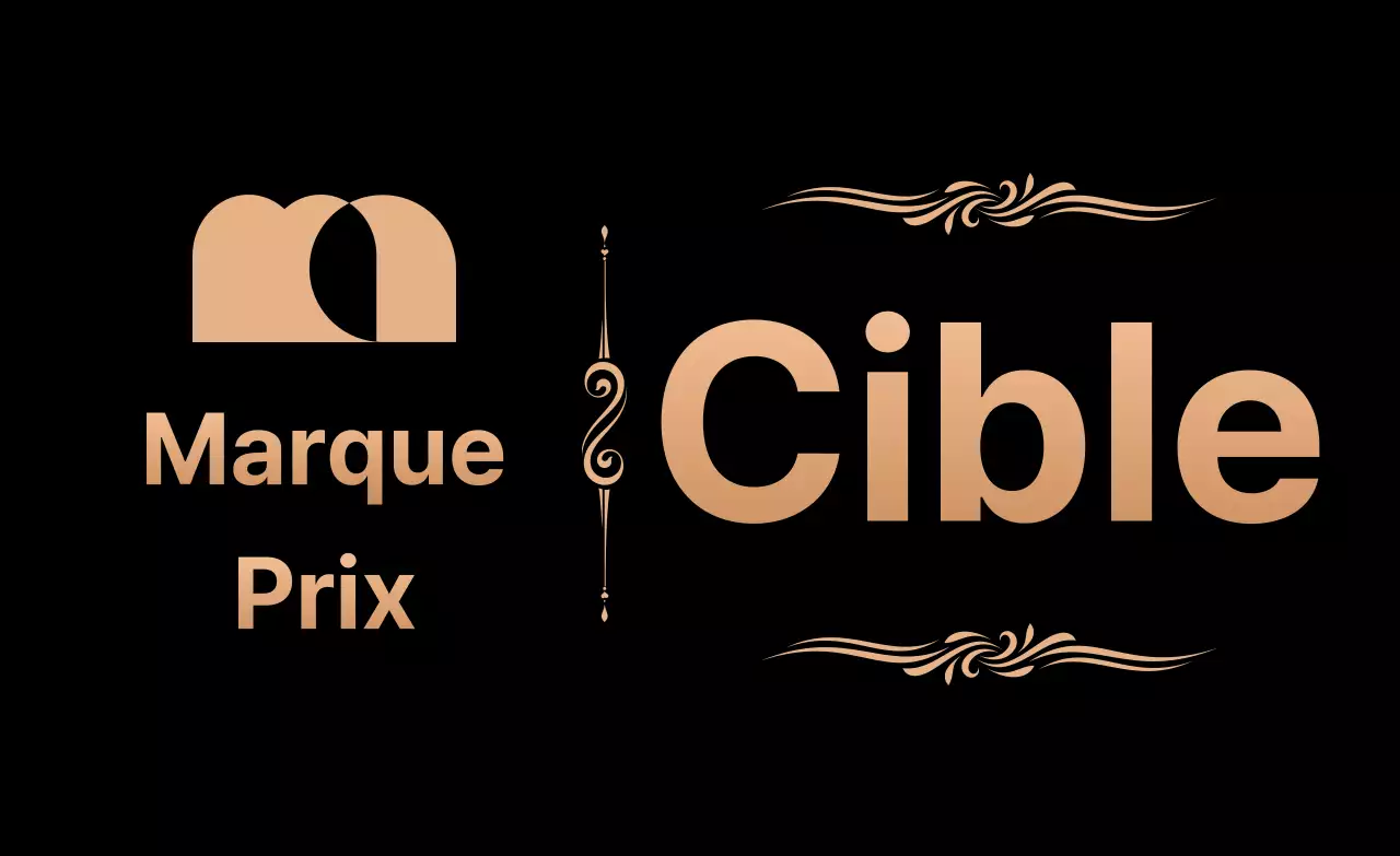 Faites la promotion de vos prix avec un logo et un texte en or et noir