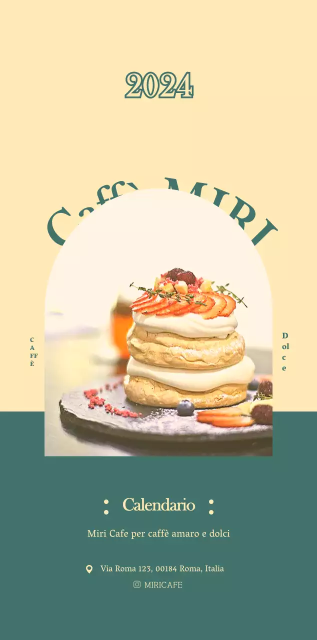 Calendario dei bar con i consigli per le bevande del mese