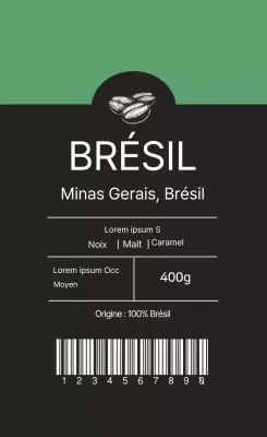 Haricots brésiliens de Minas Gerais