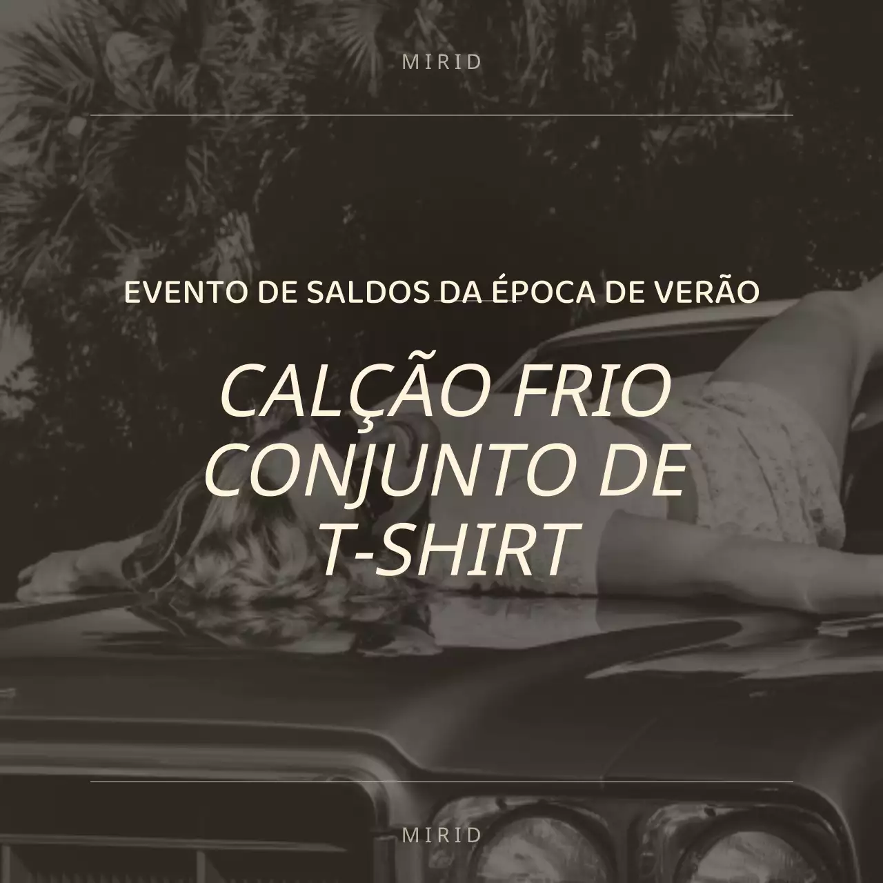 Um conceito simples de venda em castanho e amarelo claro