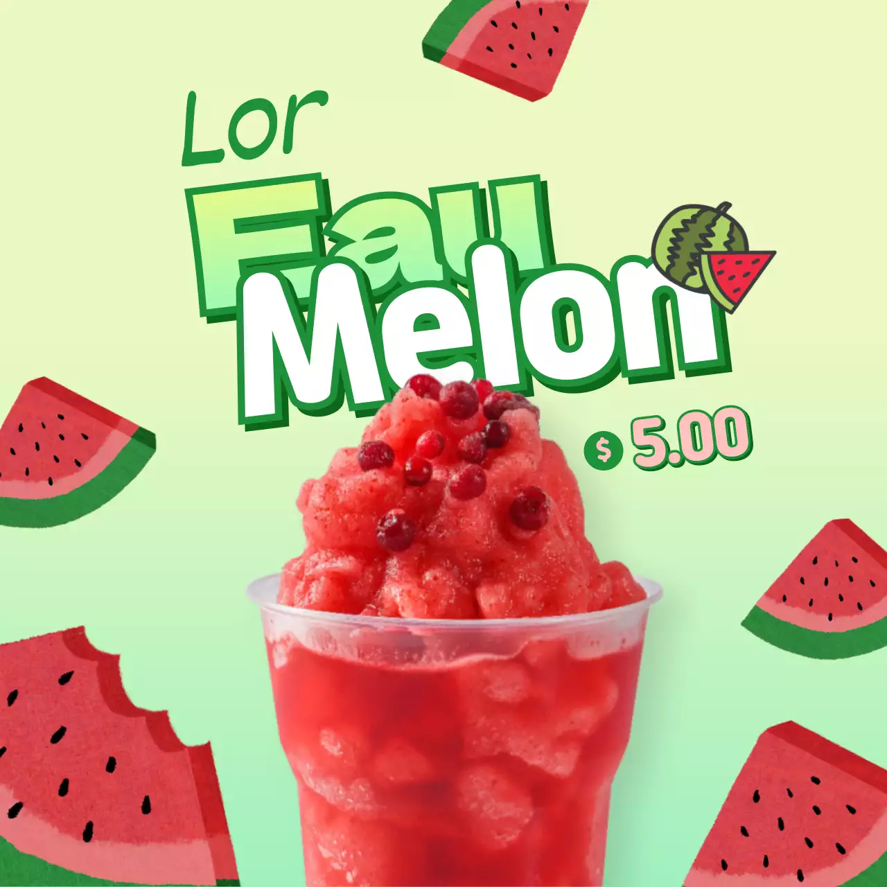 Jus de pastèque d'été