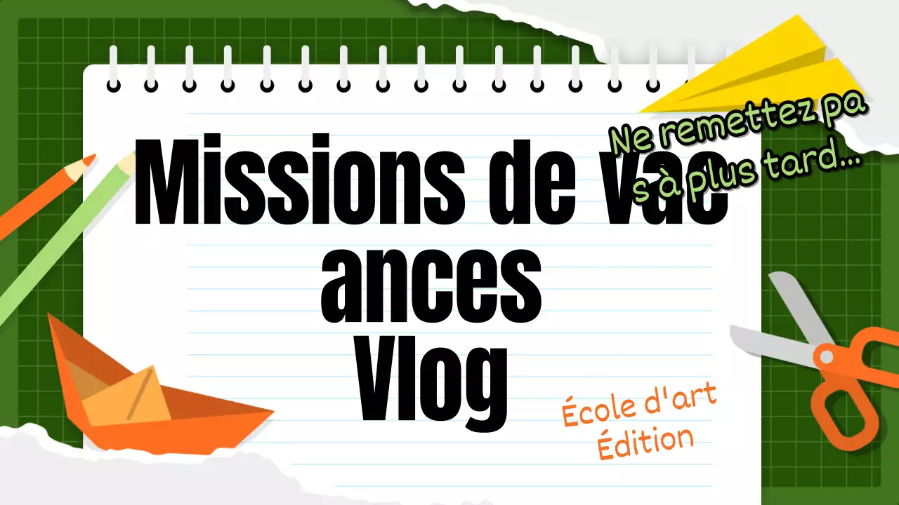 Miniature d'un blog YouTube sur le thème des cours d'origami vert et orange