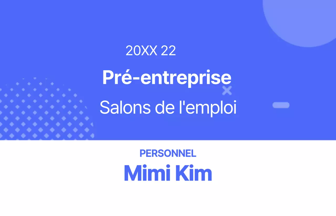 Des références simples pour les parties prenantes avec différents concepts de forme