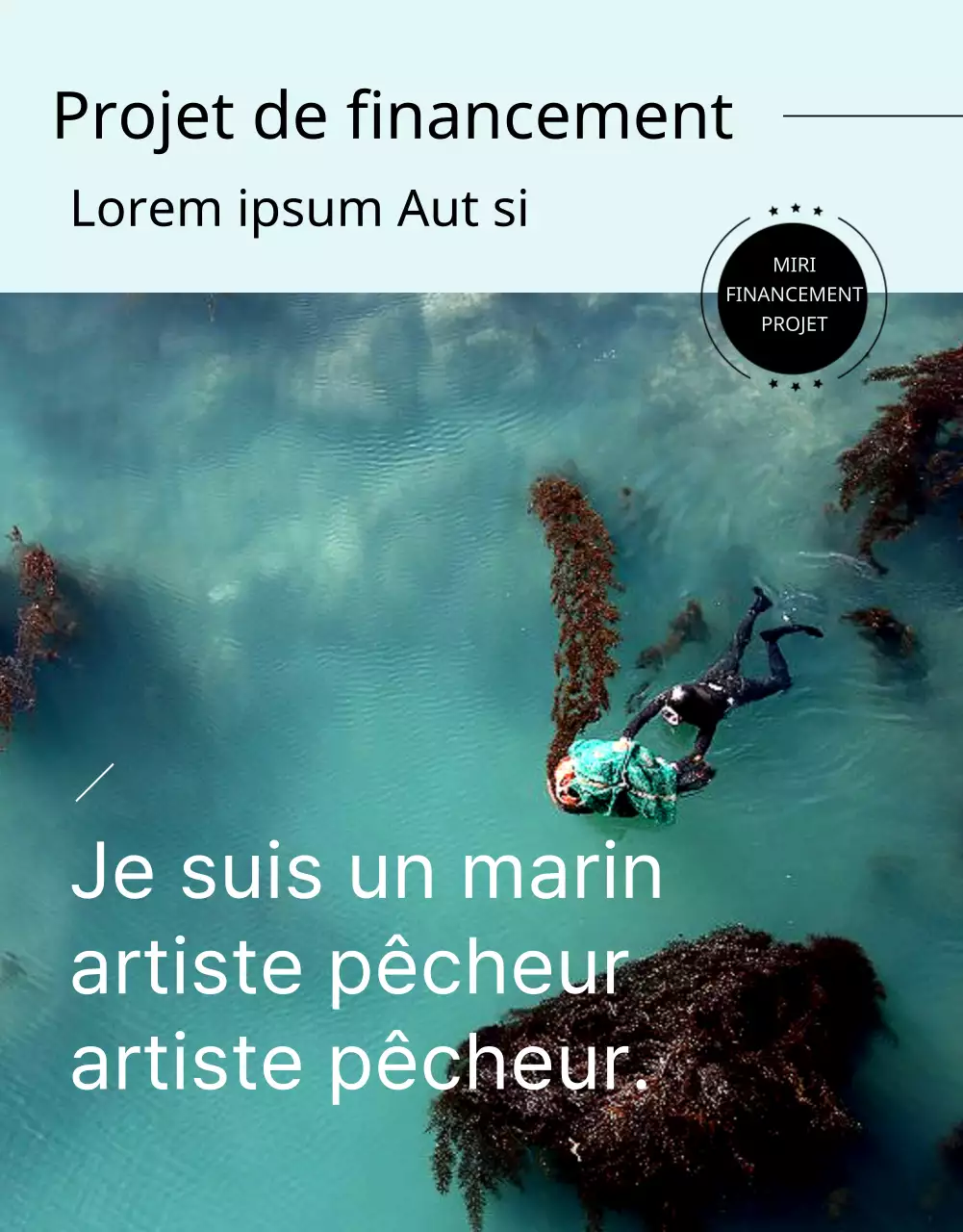 Un projet bleu et simple de financement de la culture haenyeo et de la pêche au poisson salé