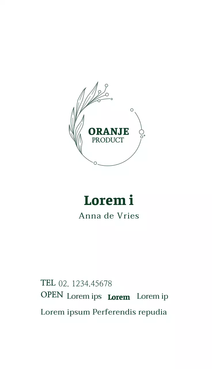 groene illustratie logo milieuvriendelijk personal shopper