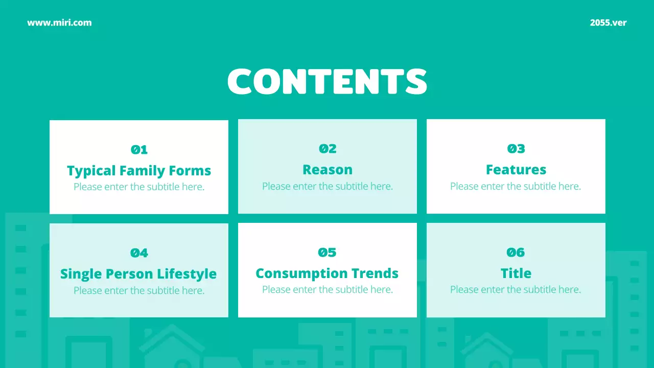 Teal Minimal Household Guide Presentation