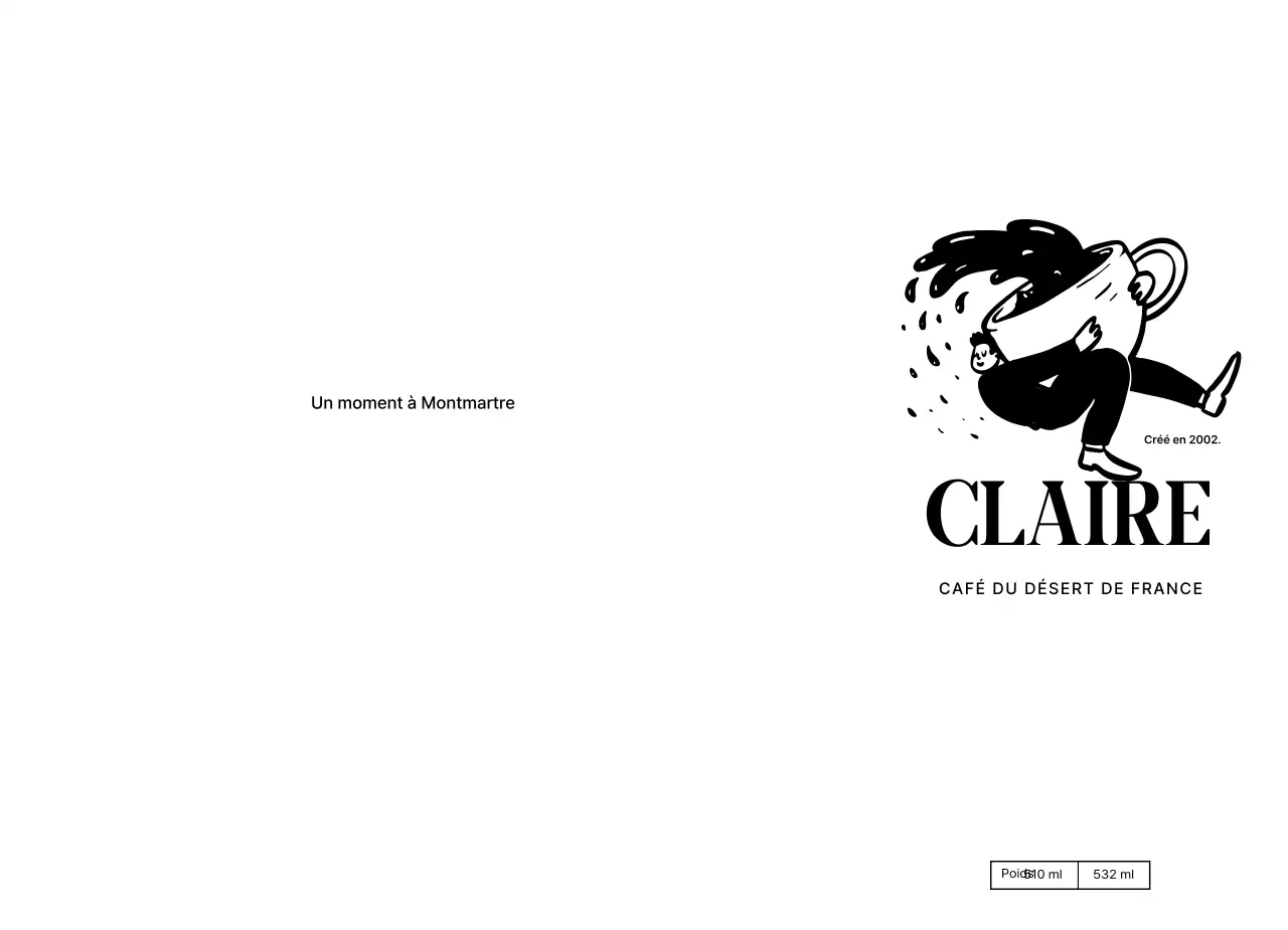 Concevoir un café avec des illustrations pleines d'esprit