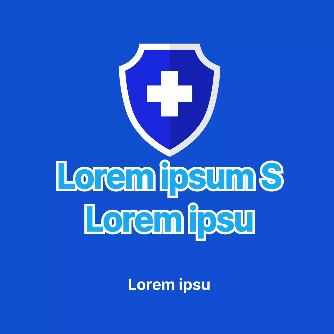 Autocollant médical Blue Corona Vaccinated