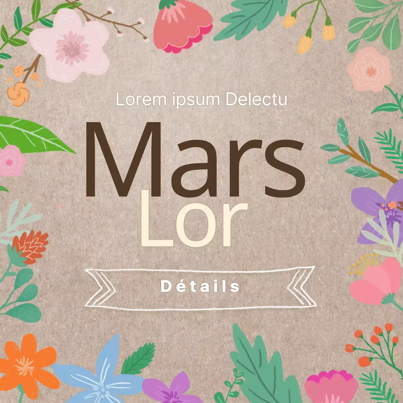 Spring Sale_Flower Illustration