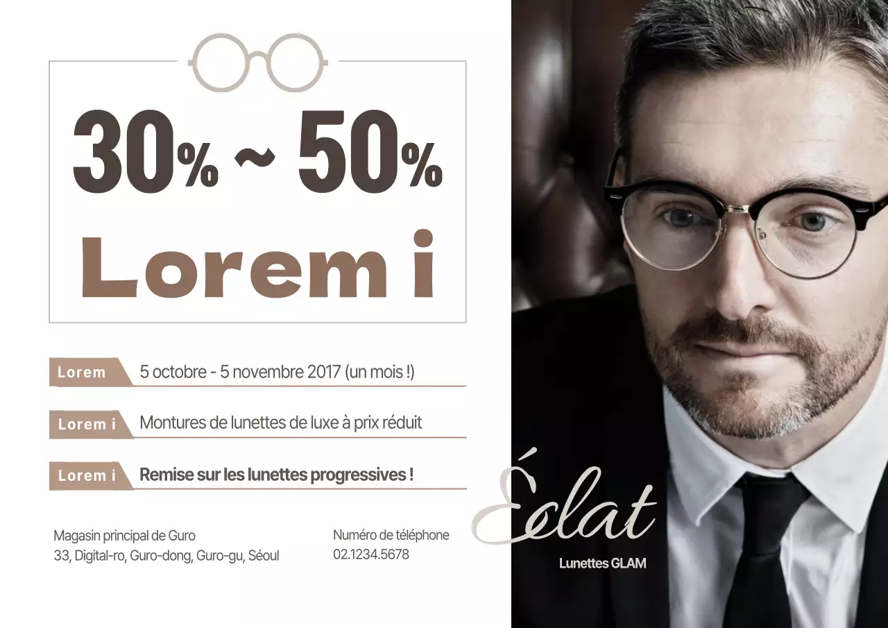 Lunettes à prix réduit