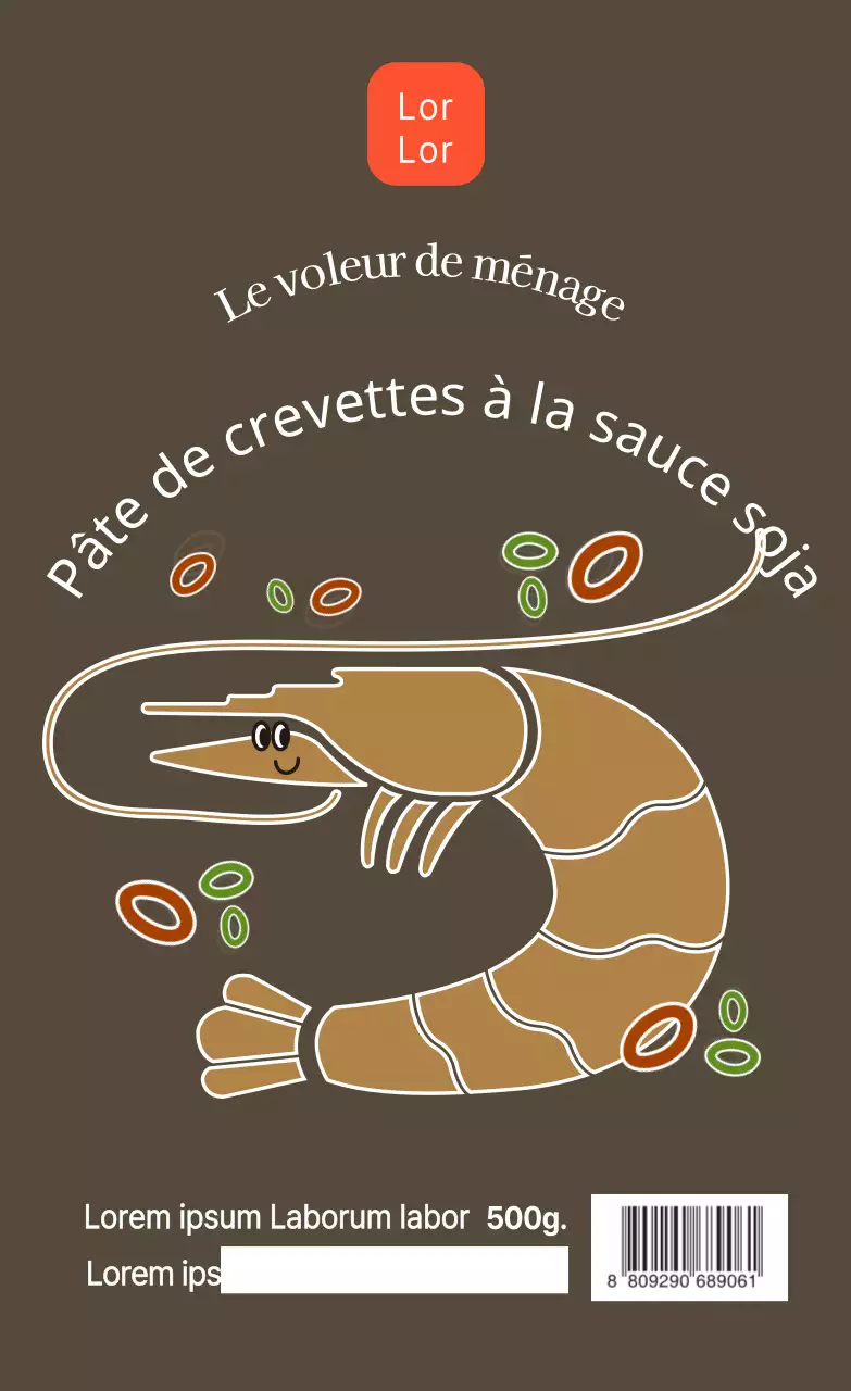 Fruits de mer Sauce soja pâte de crevettes