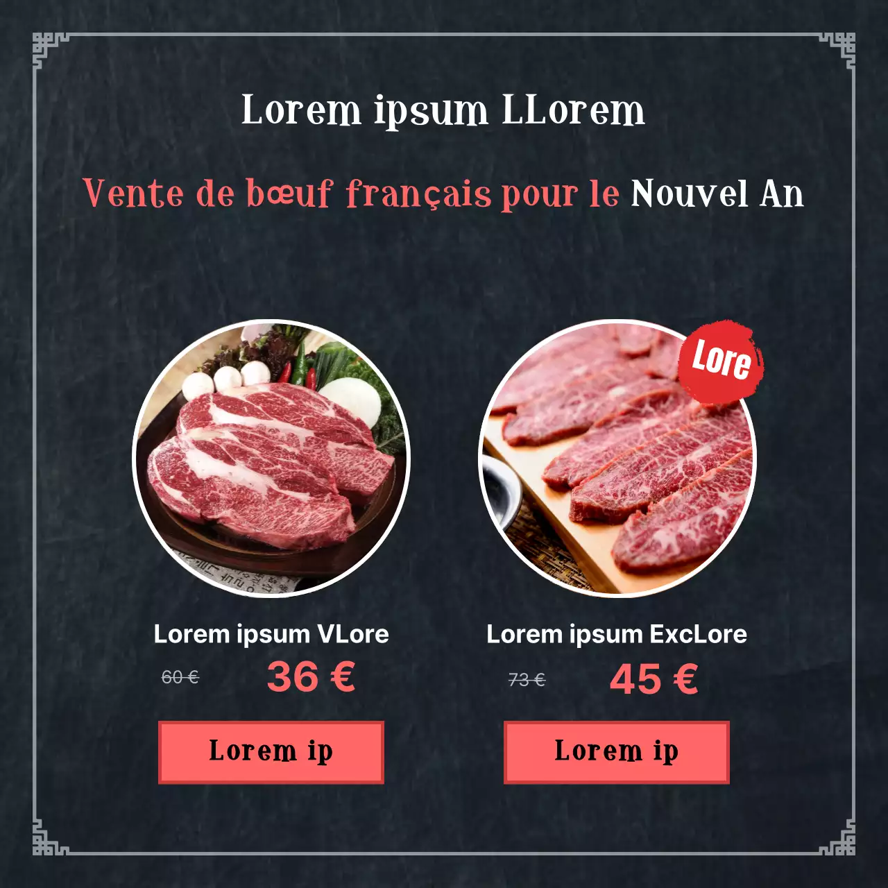La fête du bœuf du Nouvel An en noir et rouge