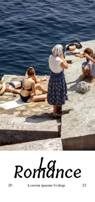 Marchandise sentimentale avec l'océan bleu et des mots anglais en noir