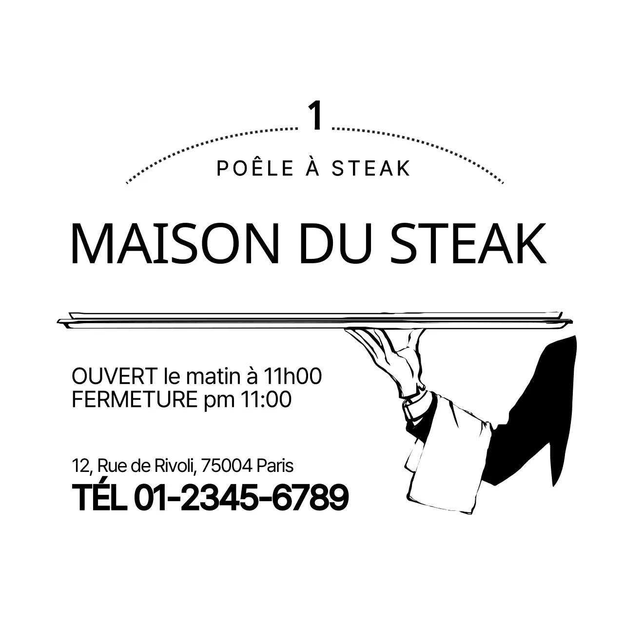 Sac plastique pour steak