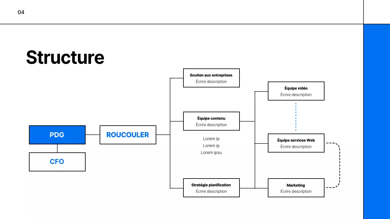 Un simple prospectus d'entreprise d'éducation blanc et bleu